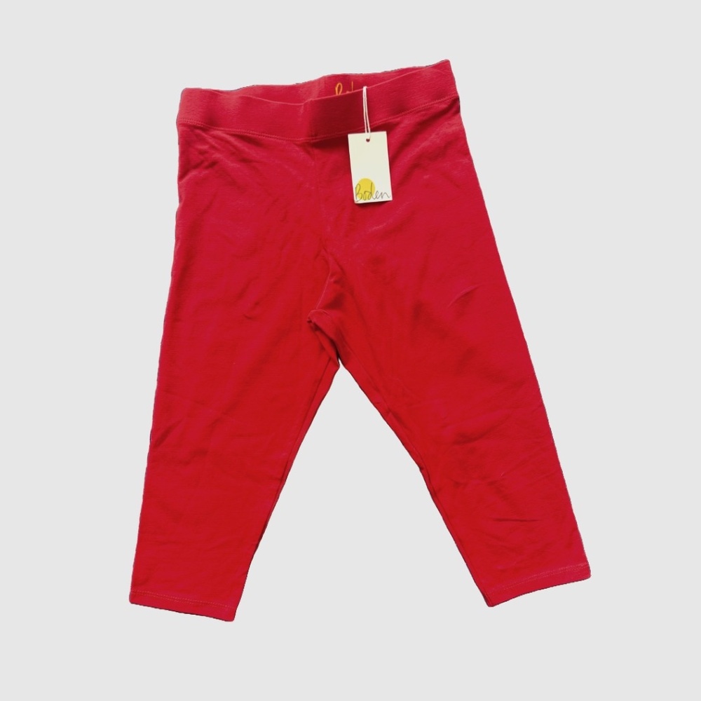 Mini Boden red capri leggings - brand new, tag on